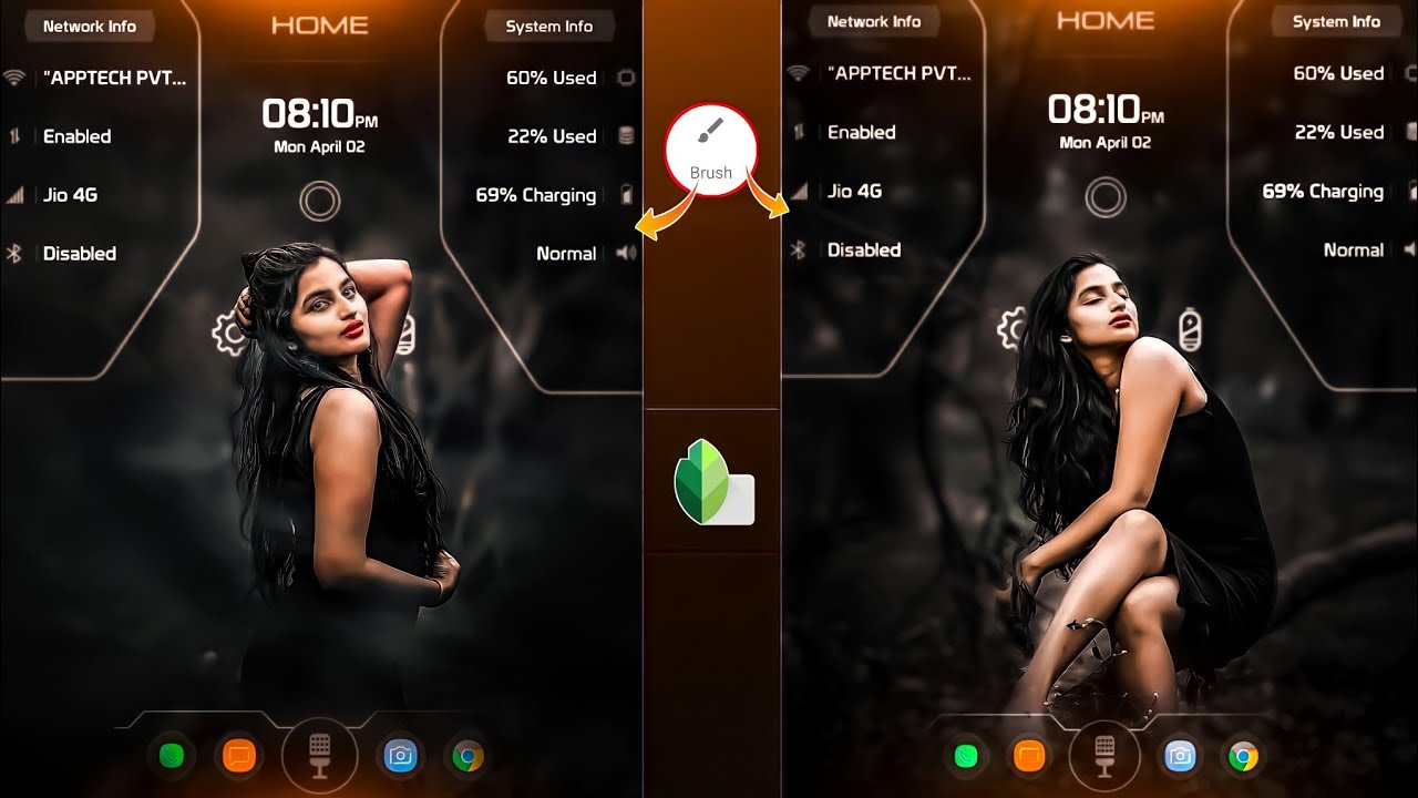 Snapseed Creative Photo Editing | Snapseed Background Colour Chenge