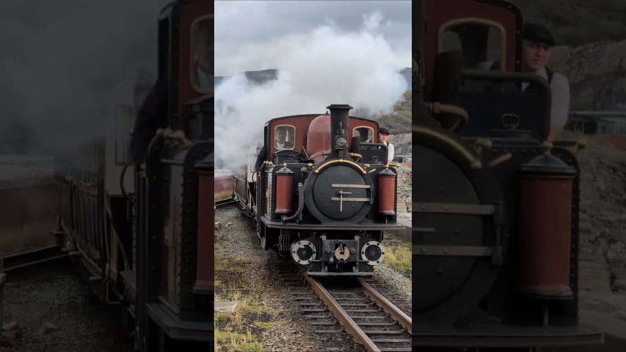 FFESTINIOG RAILWAY: David Lloyd George arrives at Porthmadog
