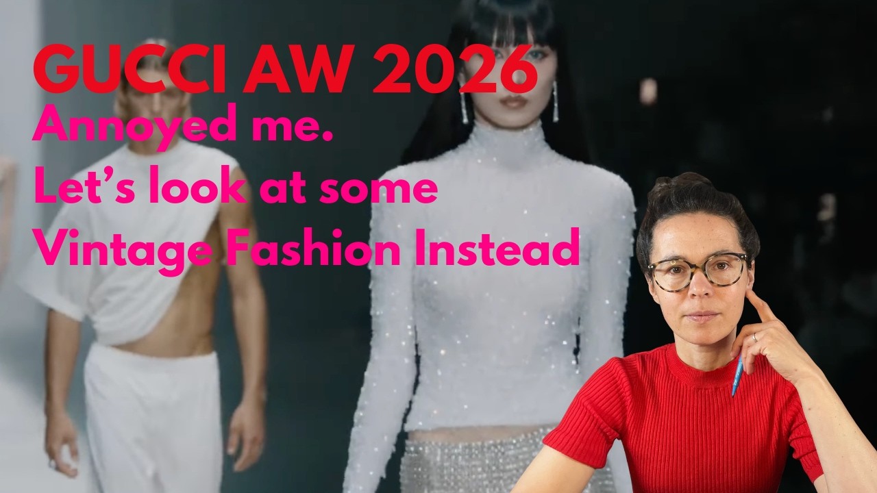 Gucci AW2026 | So Bad I Needed Vintage Fashion to Recover