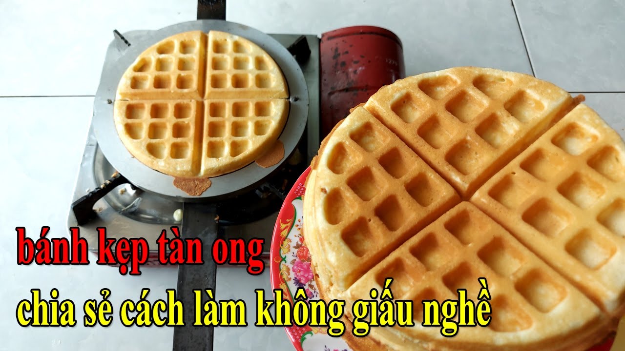 chia sẻ cách làm bánh kẹp tàn ong tận tâm không giấu nghề #songnuocmientay