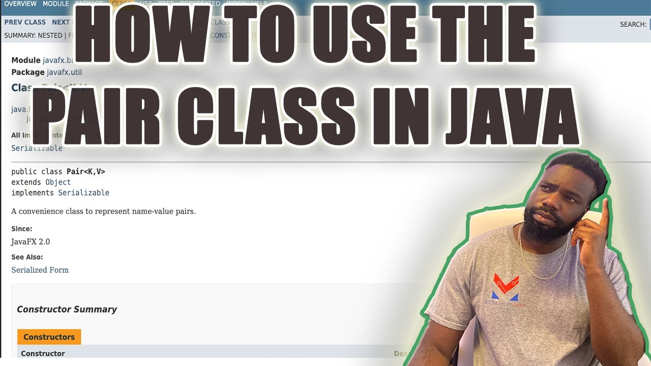 How To Use The Pair Class in Java