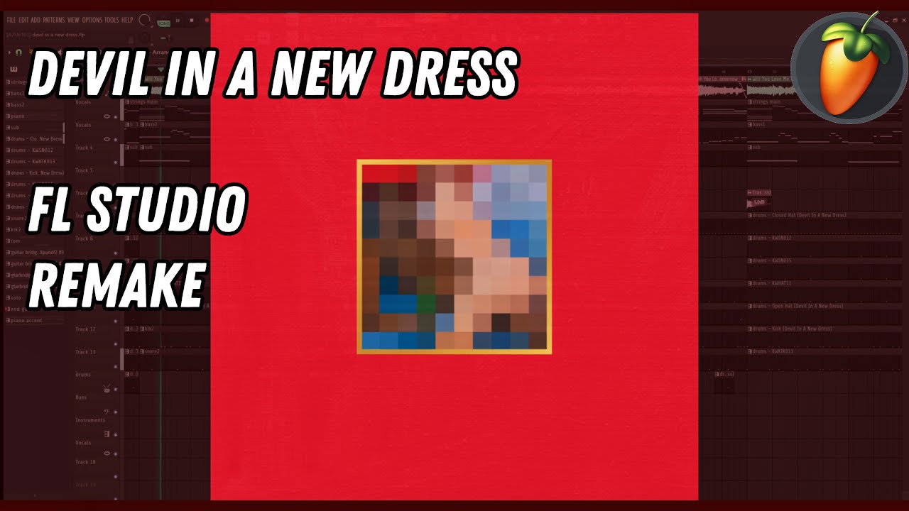 [FL Studio Remake] Kanye West – Devil in a New Dress (Full Beat Breakdown) 💿