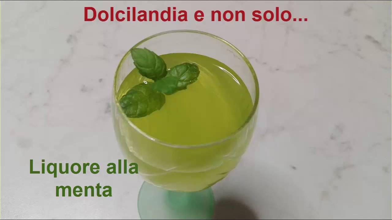 Liquore alla menta