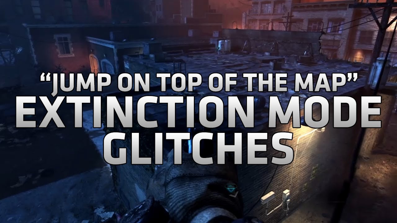 COD Ghosts Extinction Mode Glitches - Strafe Jump On Top of Alien Hive & Easy Invincibility Glitch!