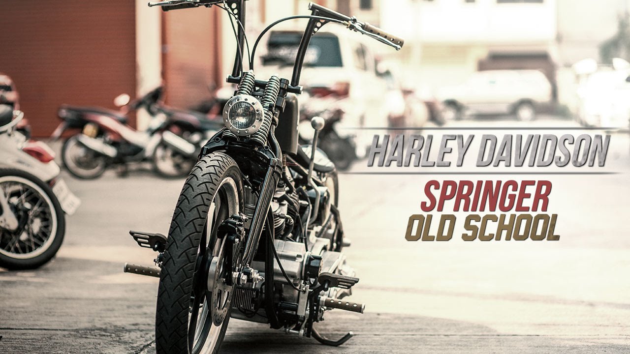 Harley Davidson Springer แนว Old School By BoxzaRacing