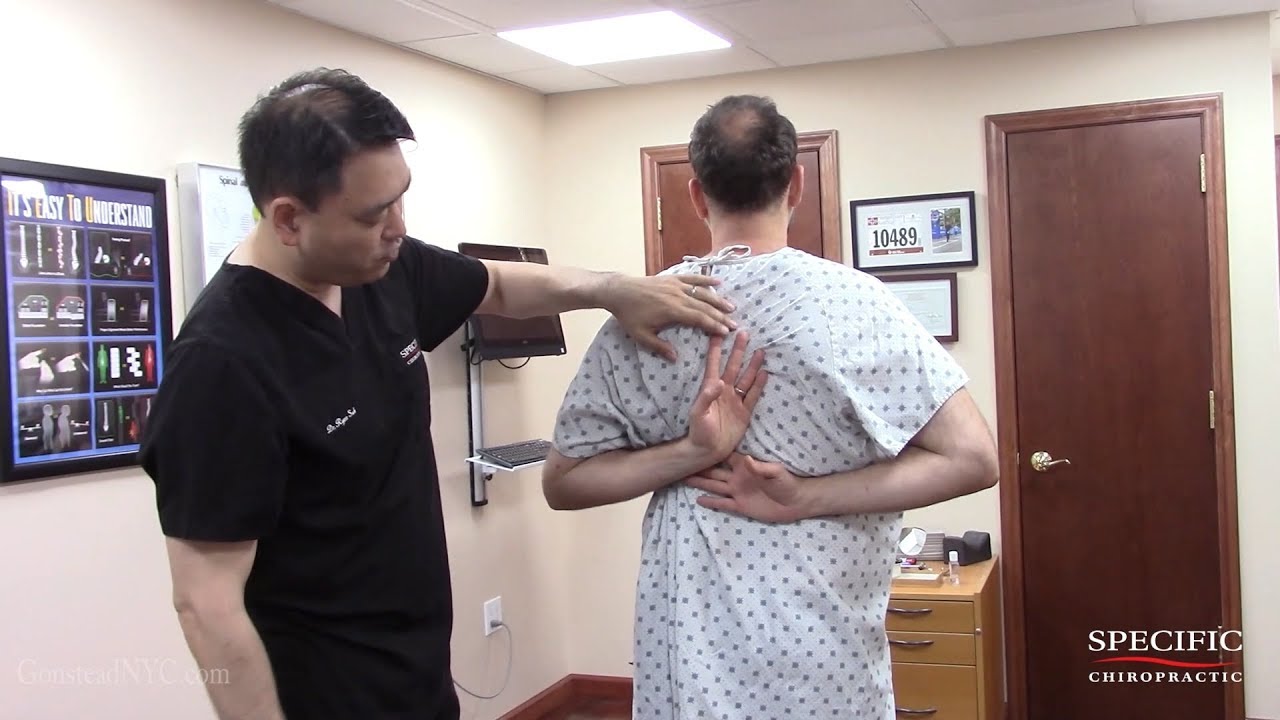 Restored Shoulder pain, Rib pain, mid back by Dr Suh Gonstead NYC