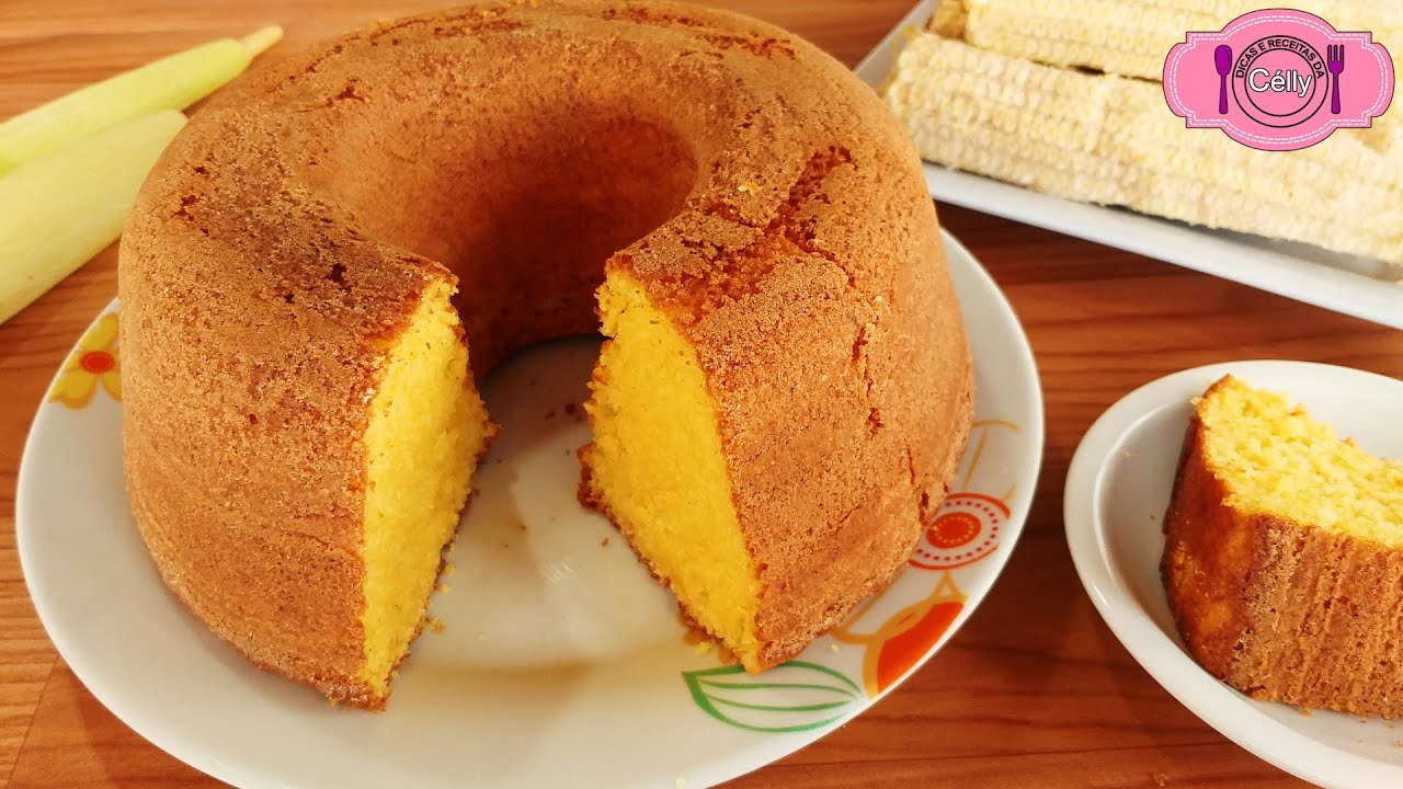BOLO DE BAGAÇO DE MILHO