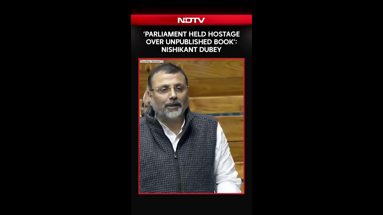‘Parliament Held Hostage Over Unpublished Book’: Nishikant Dubey Slams Rahul Gandhi