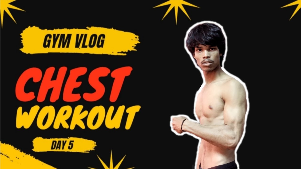 Chest workout 💪 |chest day 😱|gym vlog day 5✅