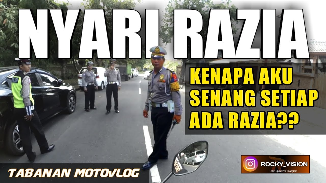 PENGEN KETEMU RAZIA LAGI Daily Vlog 4 - Tabanan Motovlog #17