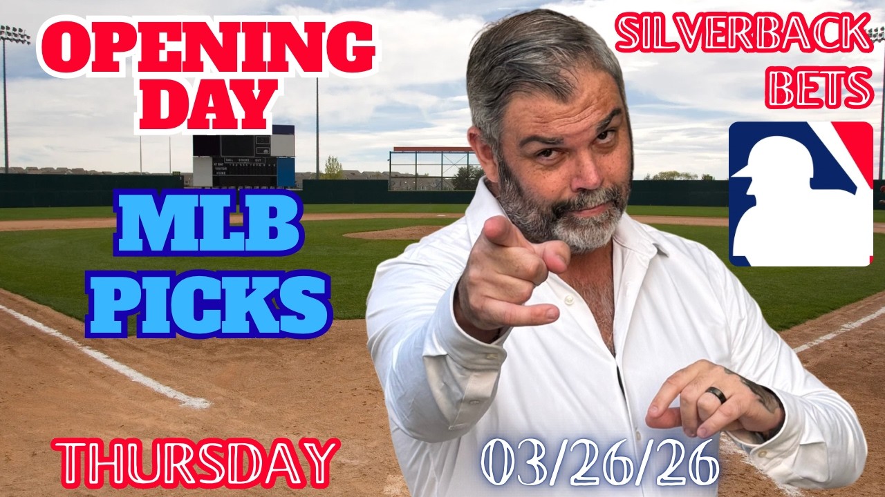 MLB Picks Opening Day 3/26/26 | Best Bets + Sharp Betting Angles