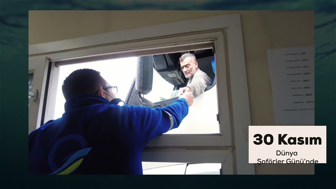 Tüm şoförlerimizin 30 Kasım Dünya Şoförler Günü Kutlu Olsun