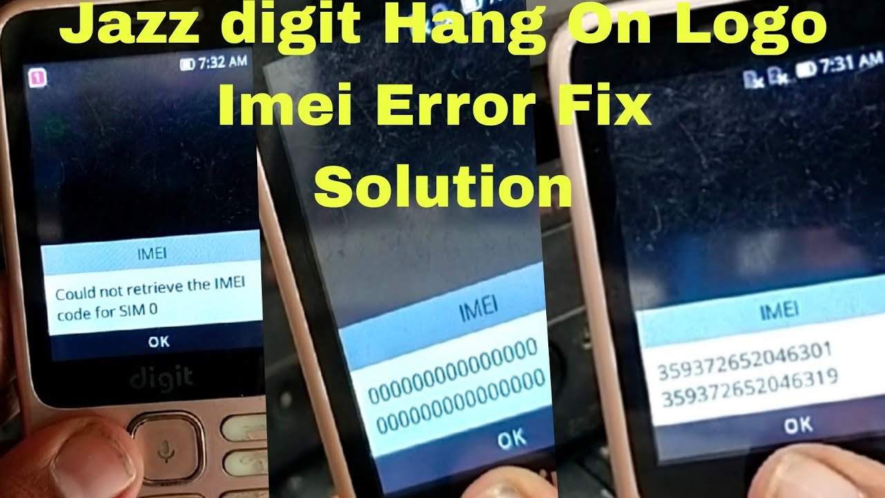 Jazz Digit4G Elite Hang On logo After Flash Imei Repair Solution infinity cm2 MT2