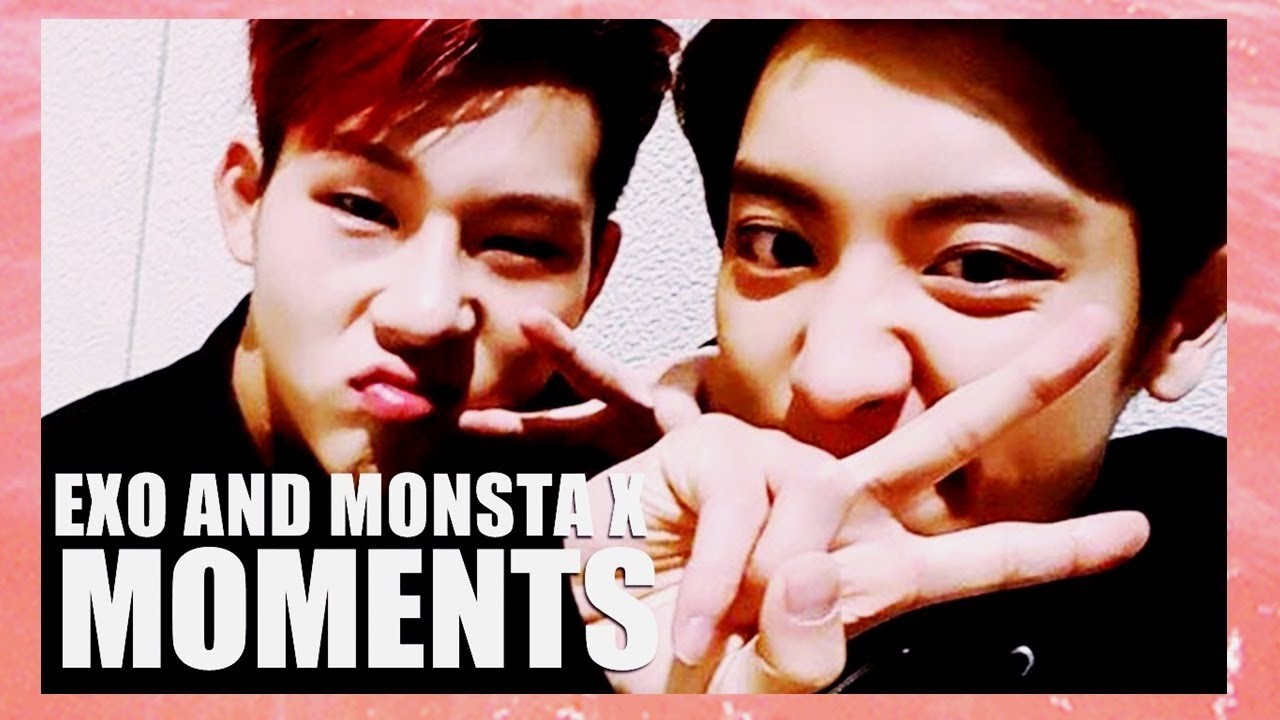 EXO AND MONSTA X MOMENTS