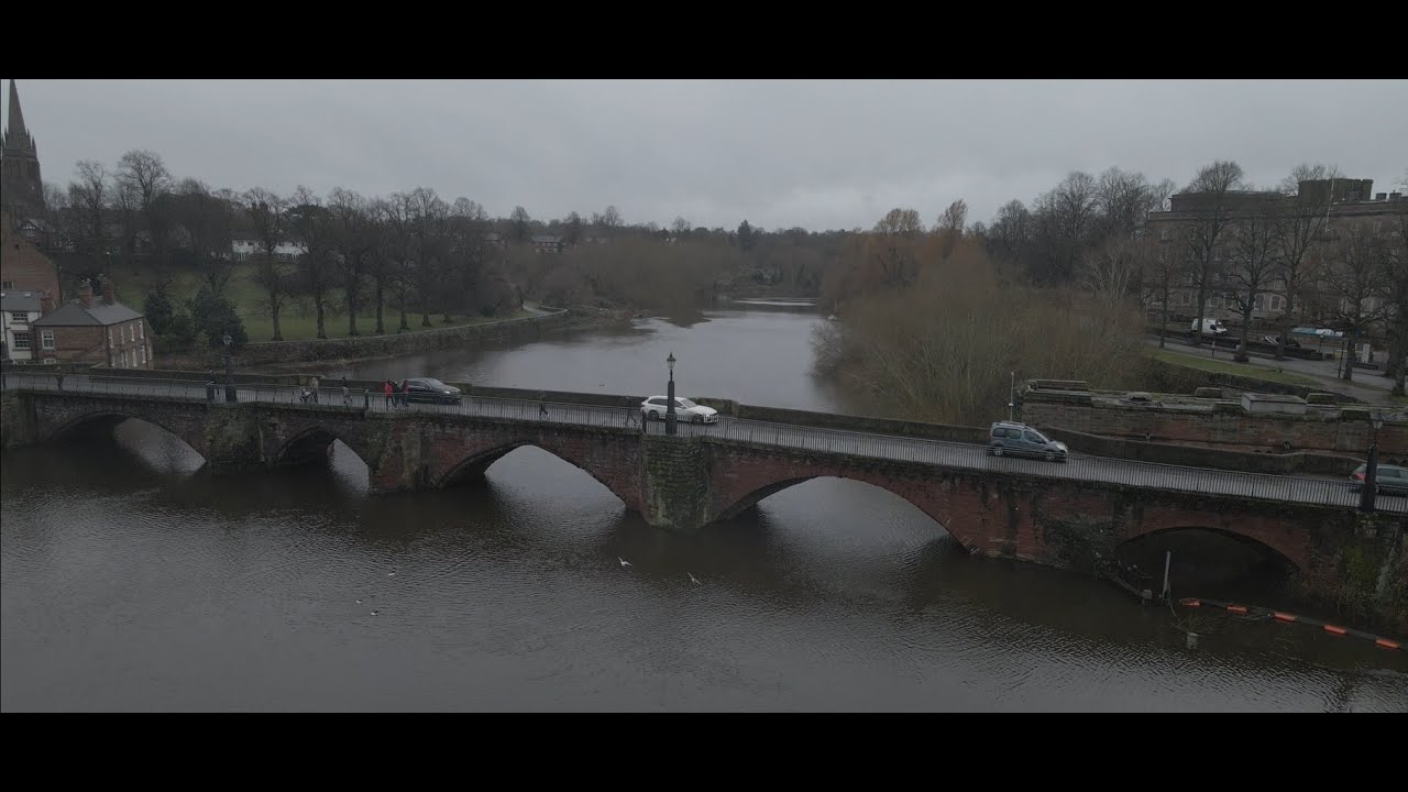 DJI Mavic Air 2, FPV Flight, River Dee - Chester
