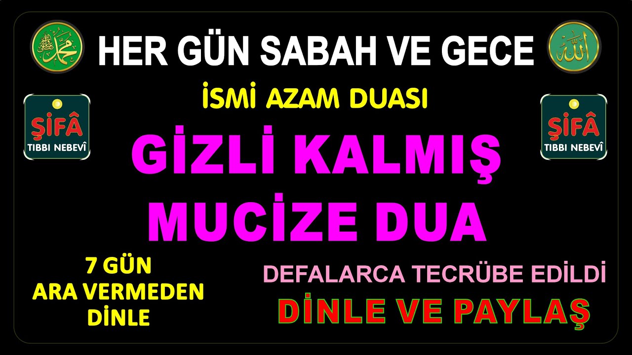 Gizli Kalmış Mucize Dua ile Hayatın Değişsin!