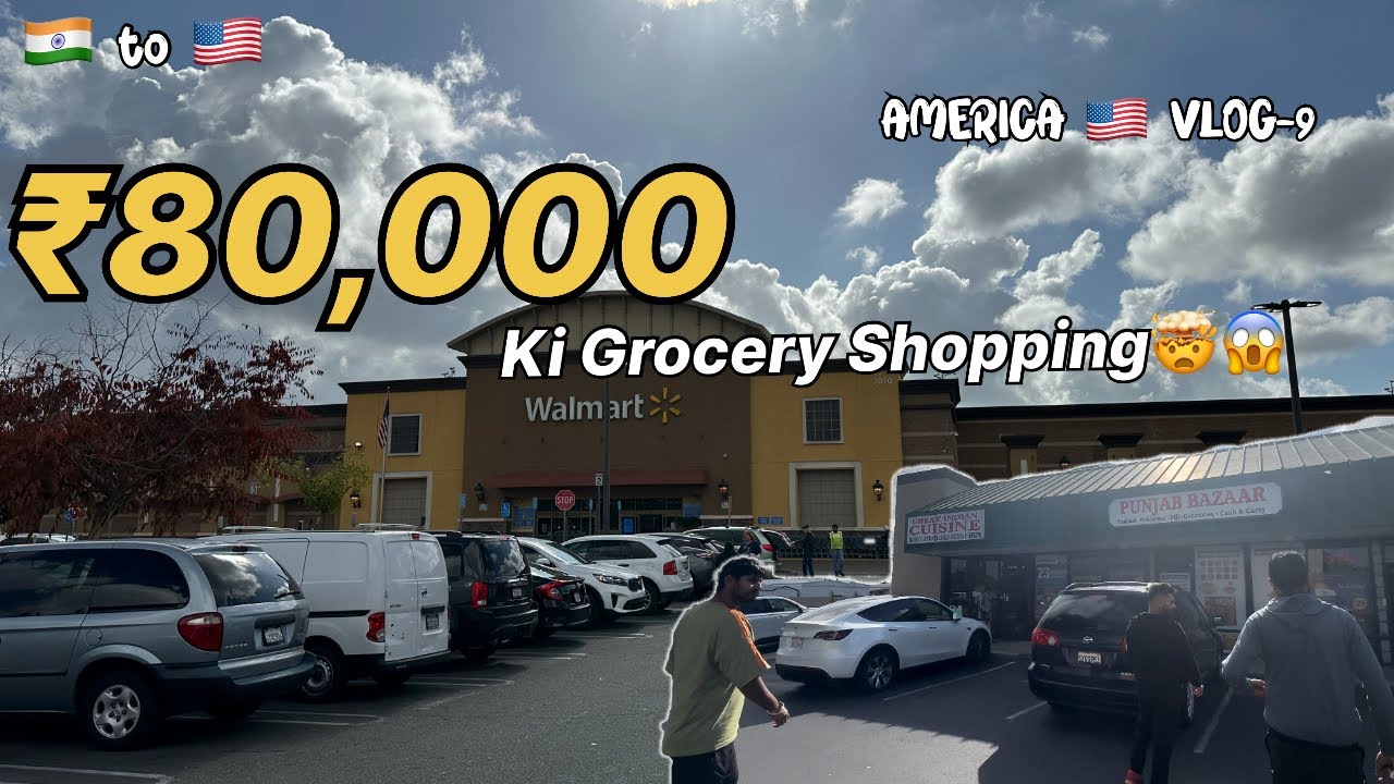 ₹80,000 Ki Grocery Shopping: Kharcha, Swaad, Aur Anubhav! America 🇺🇸 Vlog - 9 | #americalife