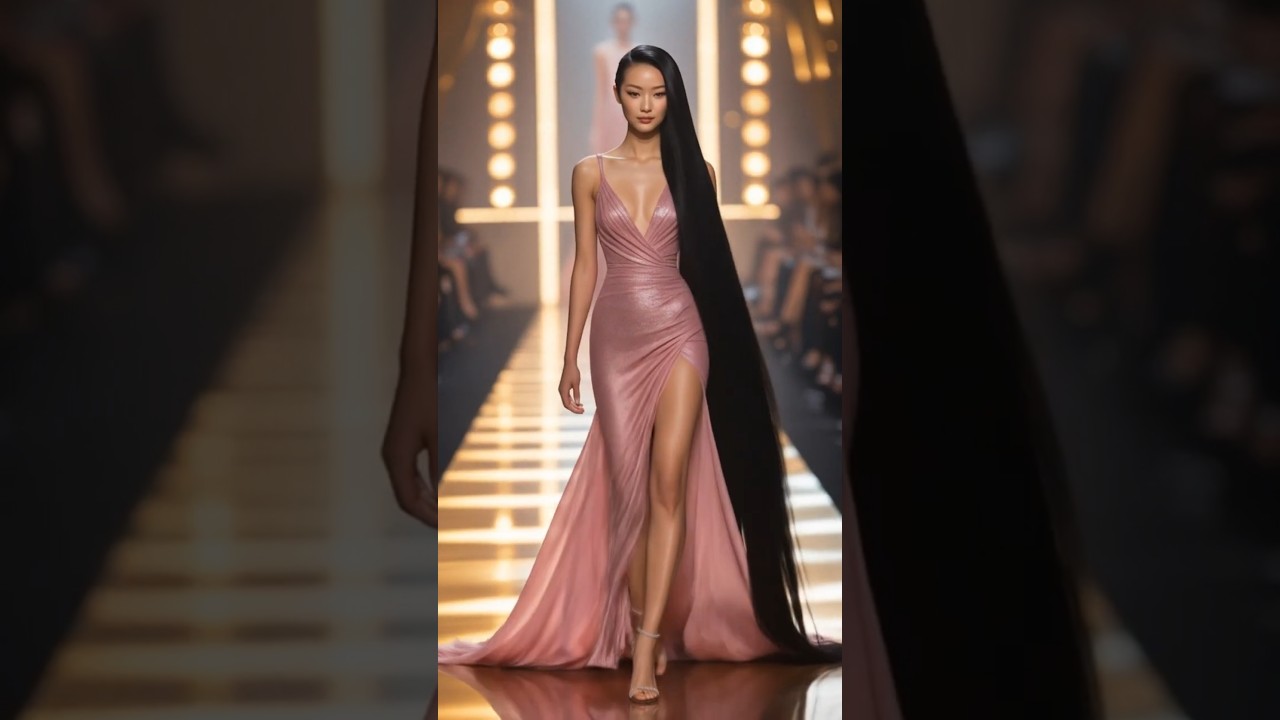 Luxury Fashion Runway 2025  Stunning Model & Jaw-Dropping Style | Glamorous Fashion Show #trending