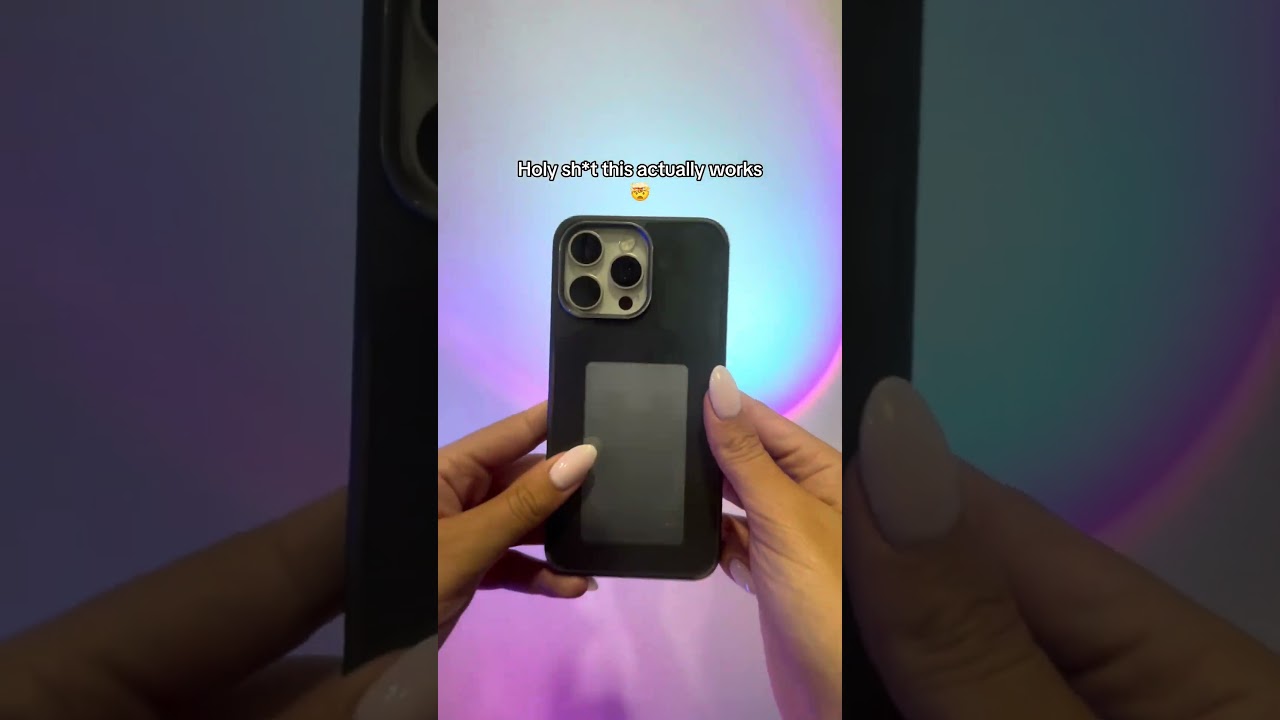 E-ink phone cases actually work?? #inkcastcase #picturecase #iphonecase #inkcase #iphone #phonecase