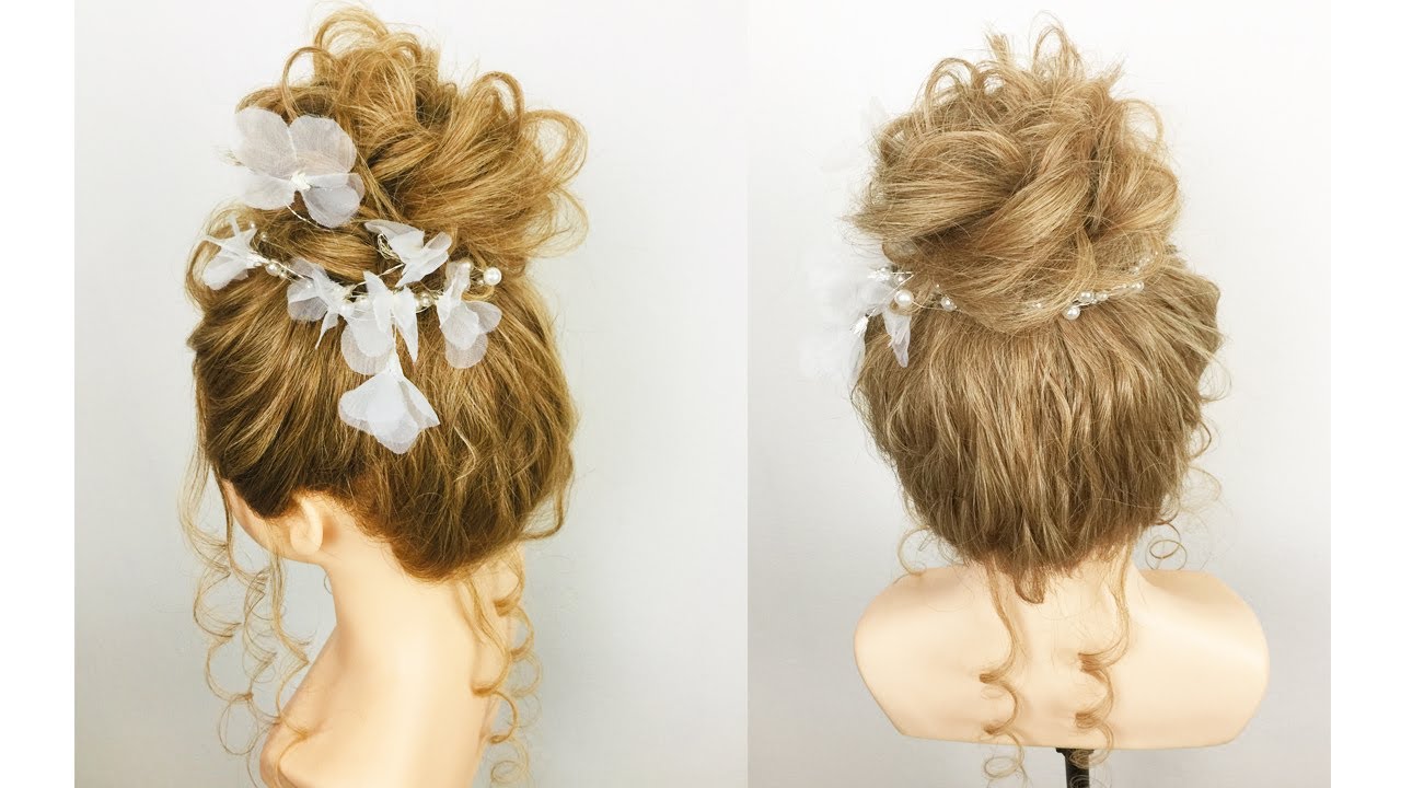Hướng Dẫn Làm Tóc || Kiểu Tóc Búi Cao Đi Chơi, Dự Tiệc Sang Chảnh 2020|| Wedding Hairstyles