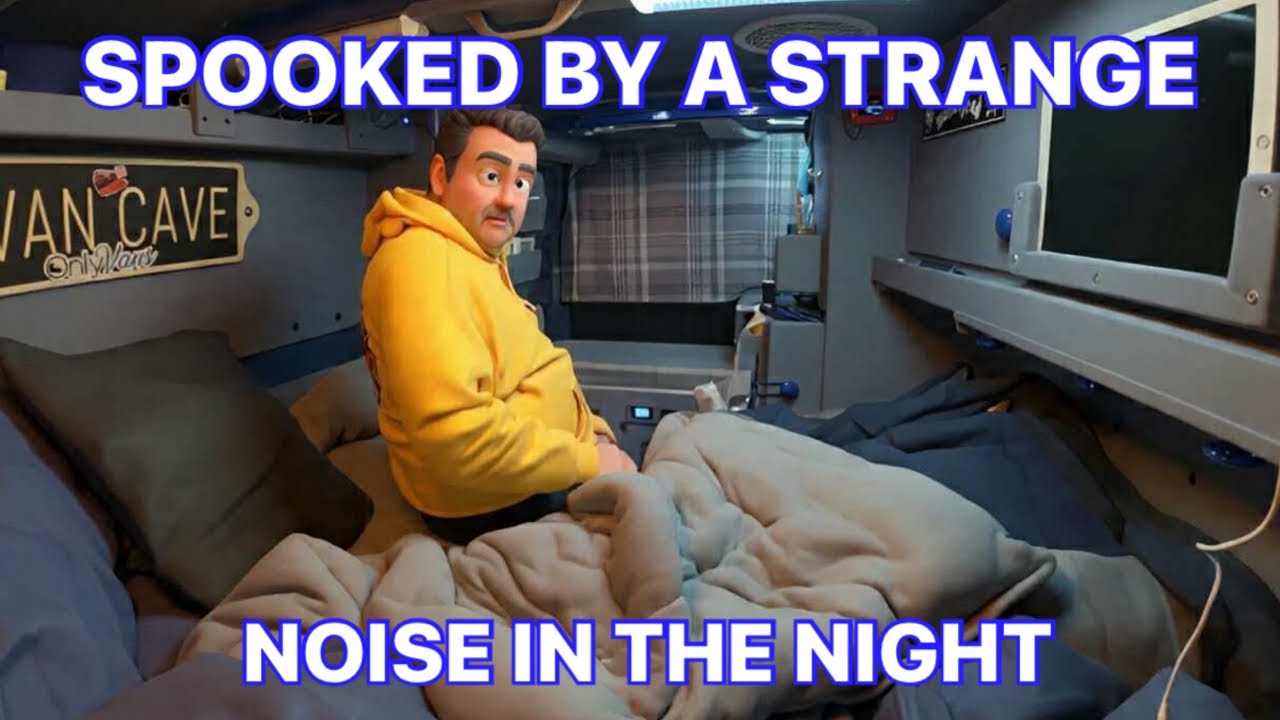 SPOOKED By A Strange Noise On A Van Camp In Shrewsbury #stealthcampingalliance 