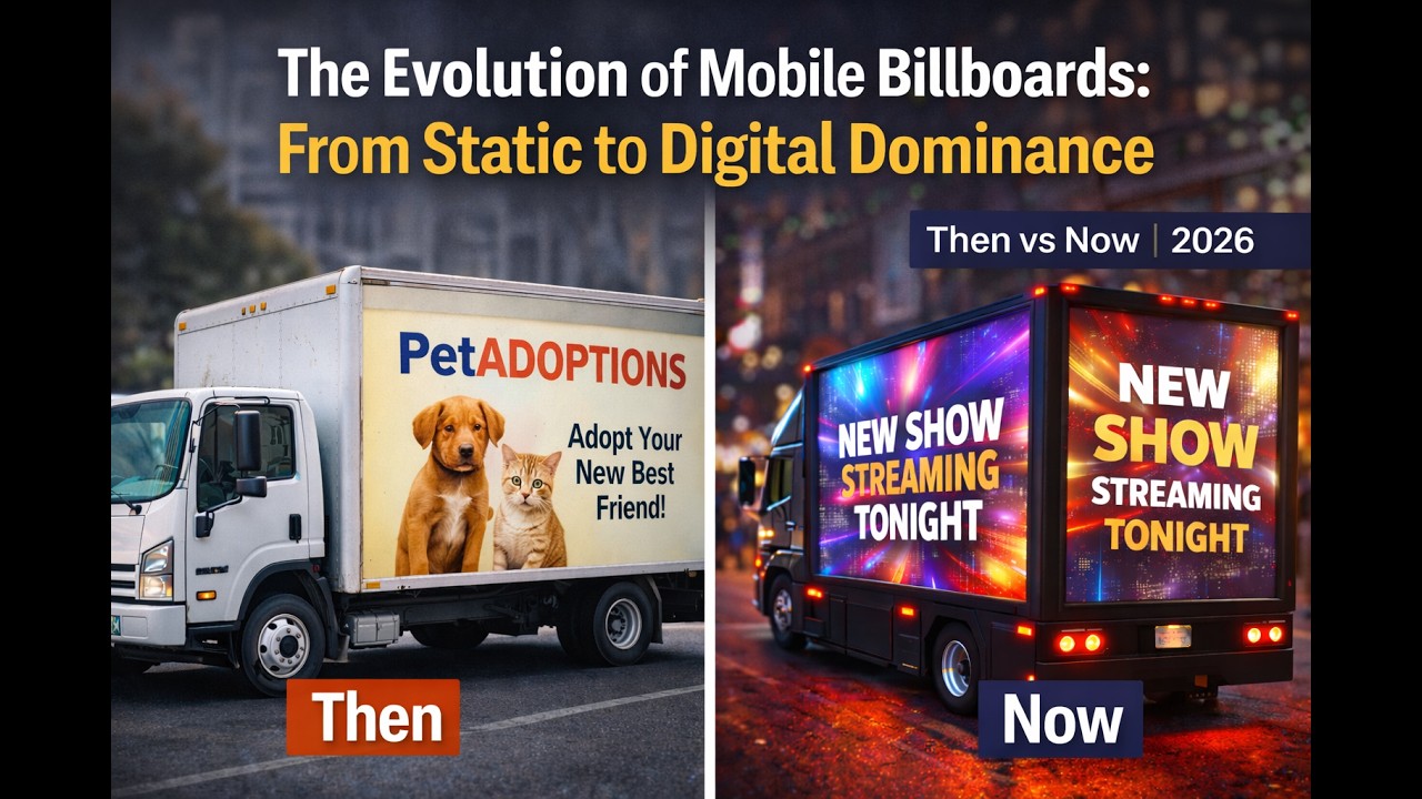 The Evolution of Mobile Billboards: From Static to Digital Dominance