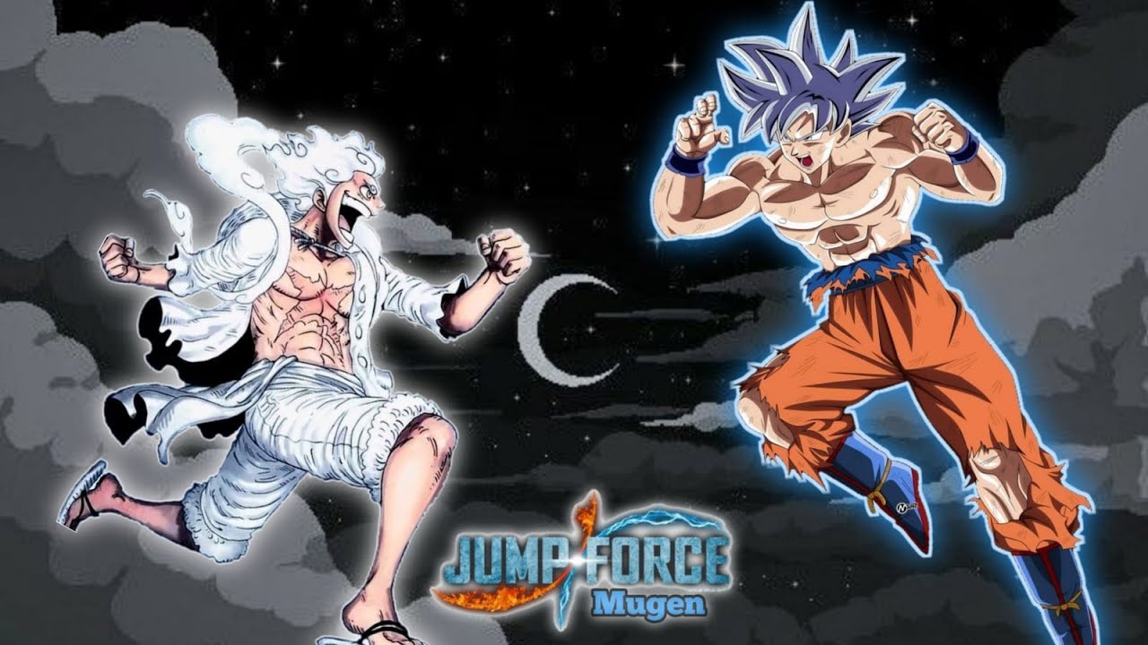 LUFFY GEAR5 VS GOKU MUI | JUMP FORCE MUGEN V12 - EPIC BATTLE