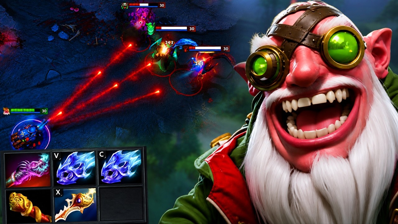 Вот как Мид Снайпер ДЕФАЕТ трон в Dota 2