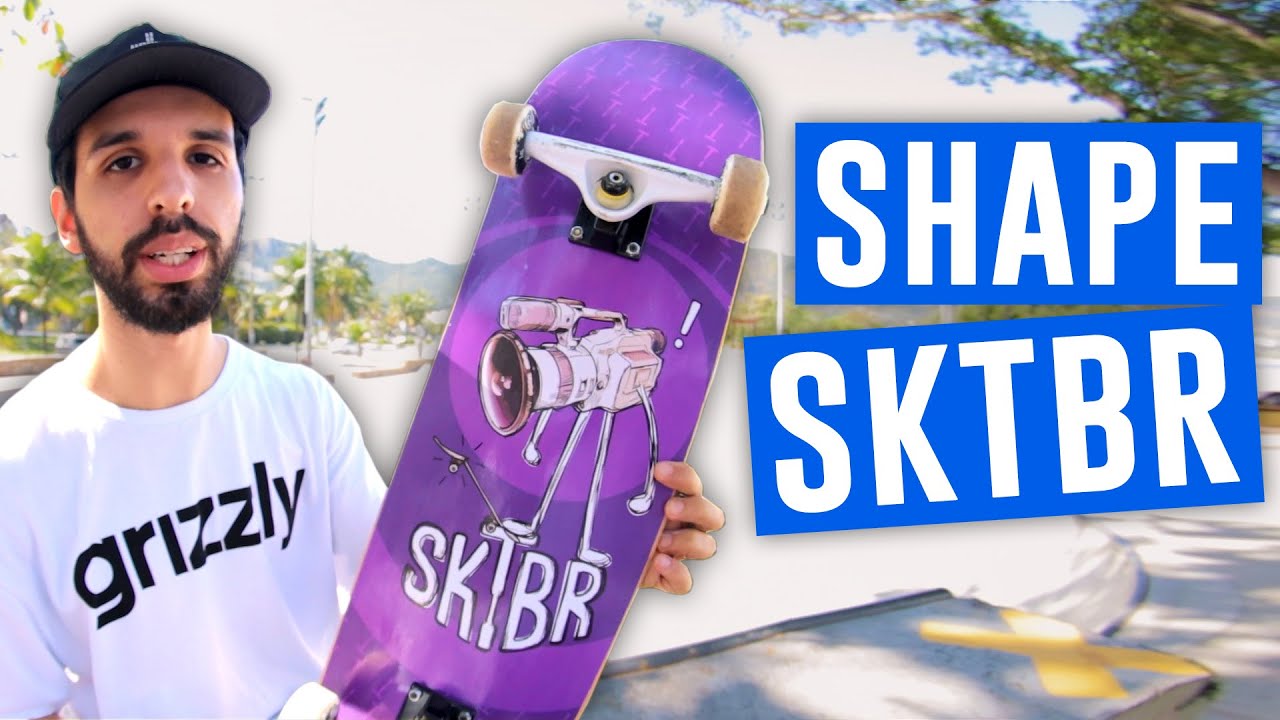 TESTANDO O SHAPE SKTBR NA PISTA DE SKATE