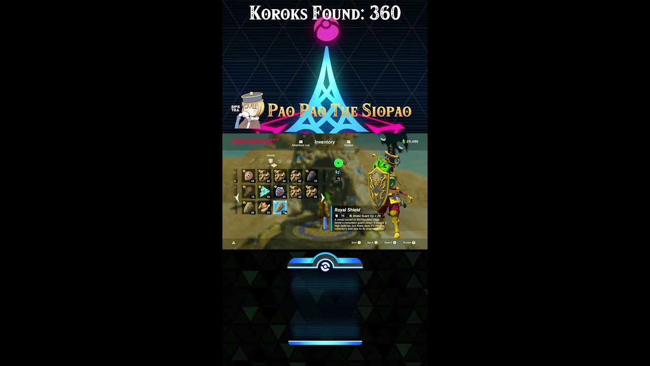 595 Koroks To Go! - The Legend of Zelda Breath of the Wild Master Mode