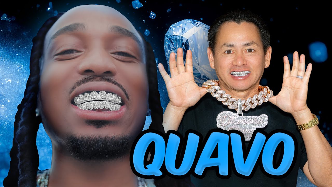Quavo потратил 200 000 долларов на бриллиантовые гриллзы от Johnny Dang