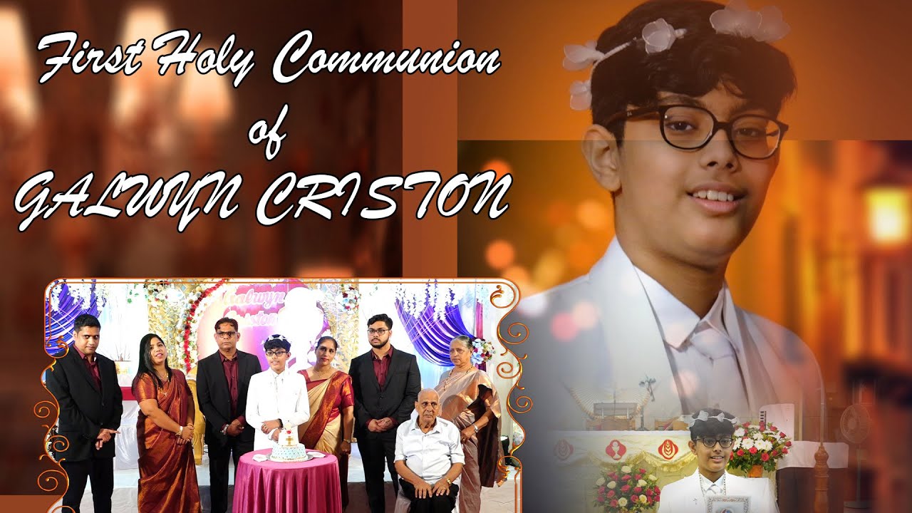 First Holy Communion of GALWYN CRISTON Felicitation