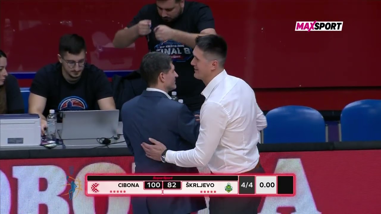 CIBONA vs &Scaron;KRLJEVO 100:82 (četvrtfinale, SuperSport Kup Kre&scaron;imir Ćosić)