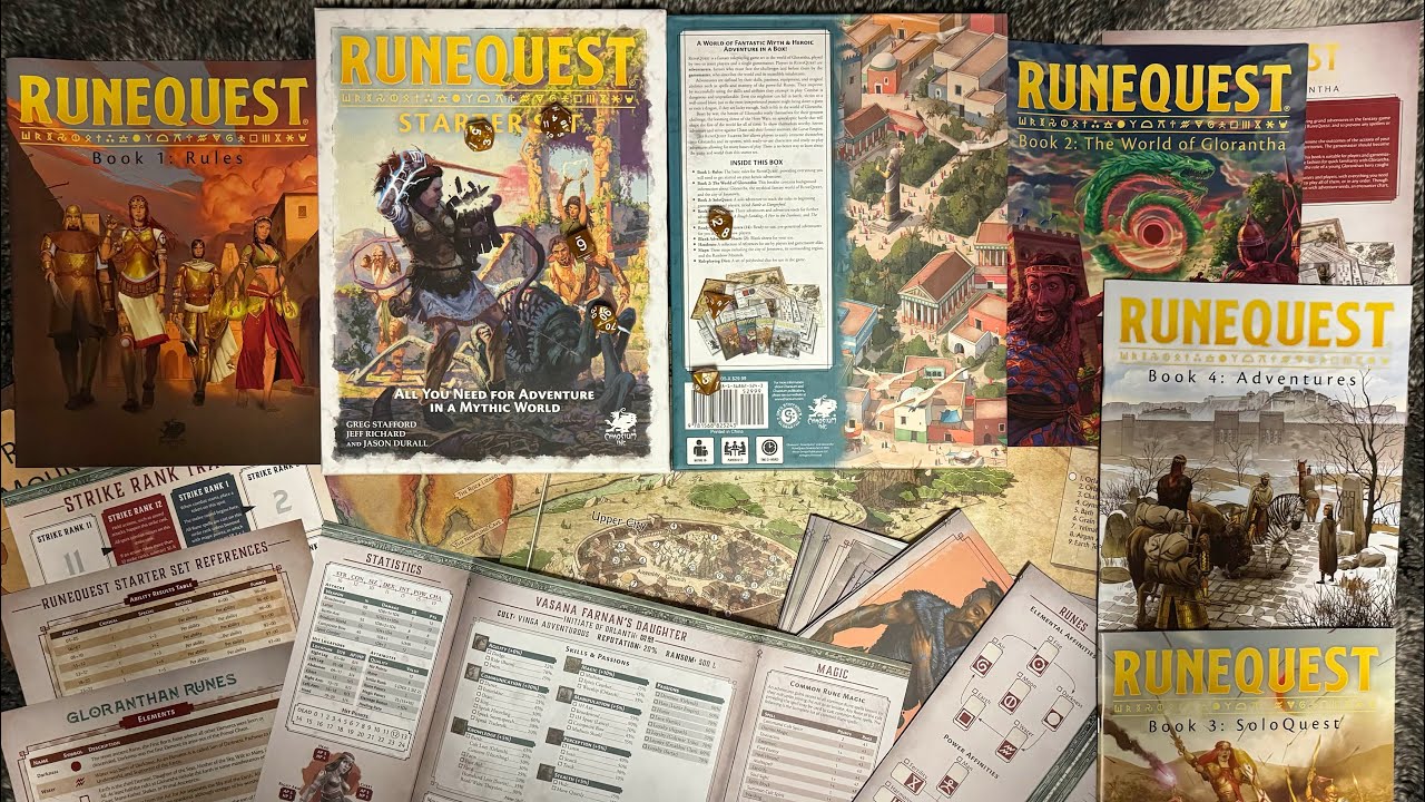 Runequest Starter Set Unboxing!