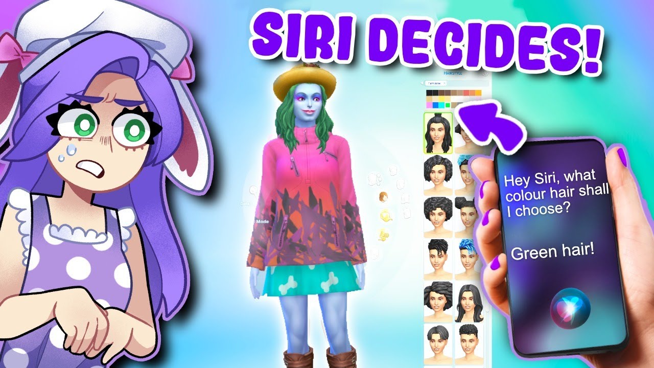 Я позволил SIRI создать меня SIM-персонажем в SIMS 4!