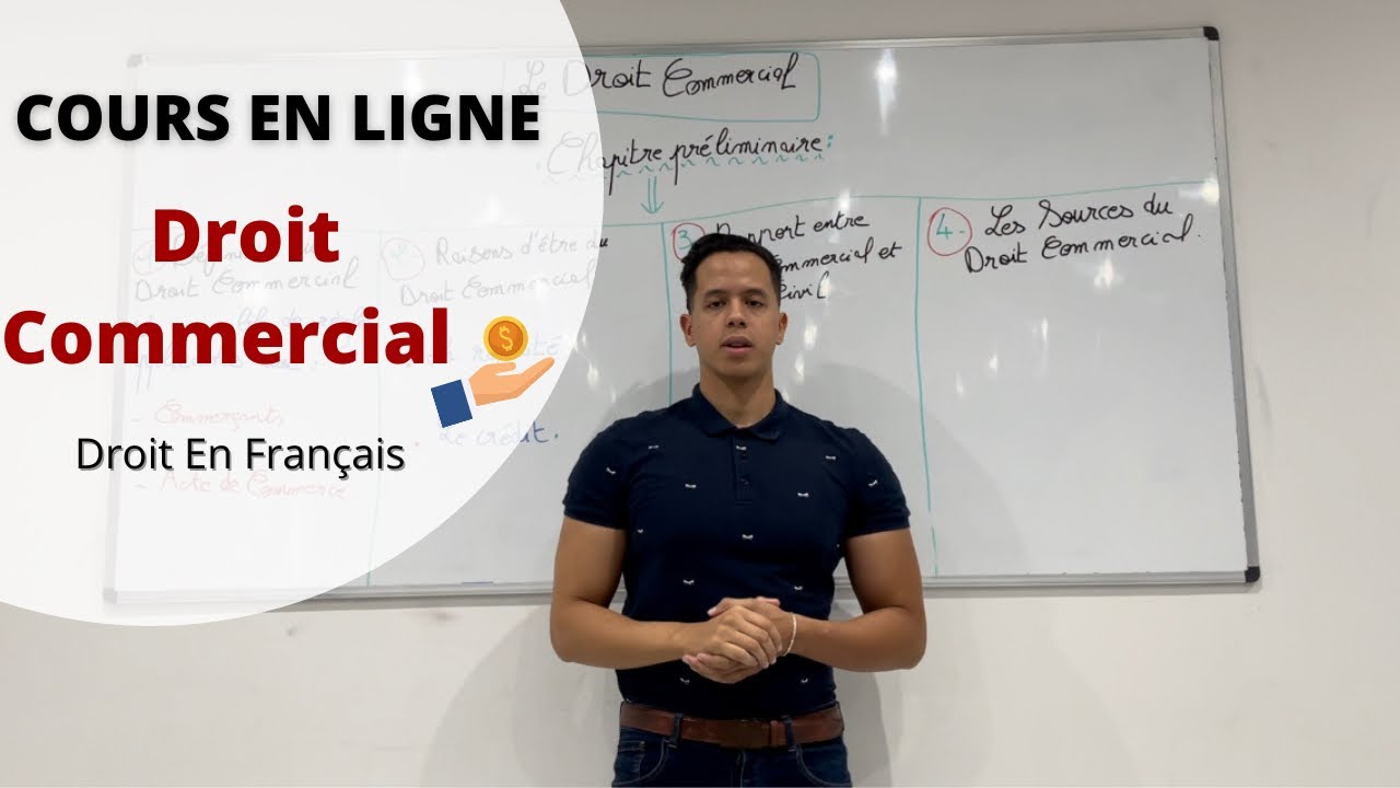 1📚Chapitre préliminaire: DROIT COMMERCIAL (Droit En Français Maroc.)