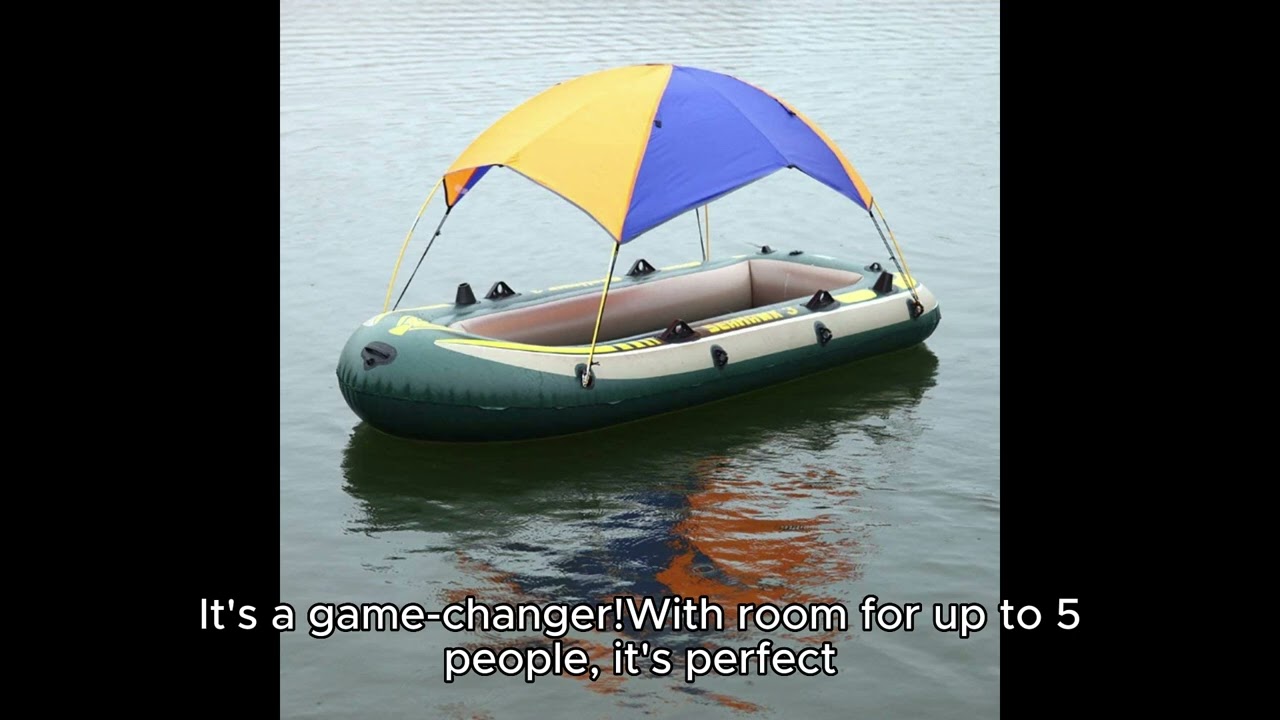 Experience the Benebomo Blue Waterproof Boat Sun Shade: Your Perfect Pop-Up Shelter for 4-5 Persons
