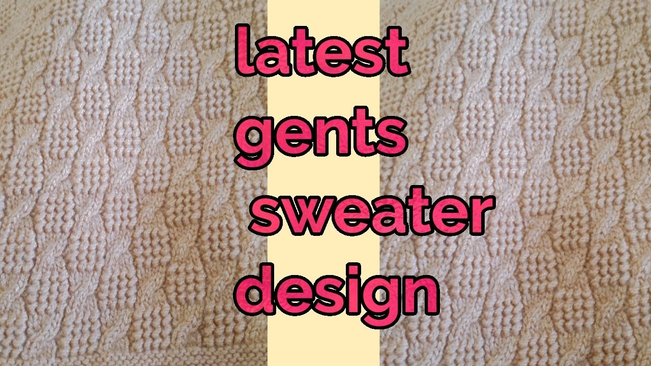 Gents sweater knitting design latest by SH fashion world