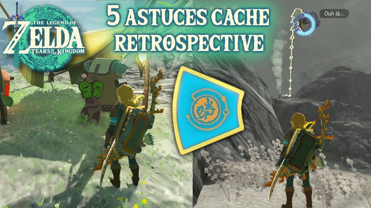 5 Astuces Cachés Rétrospective dans Zelda tears of the Kingdom #zeldatotk Hidden tricks recall
