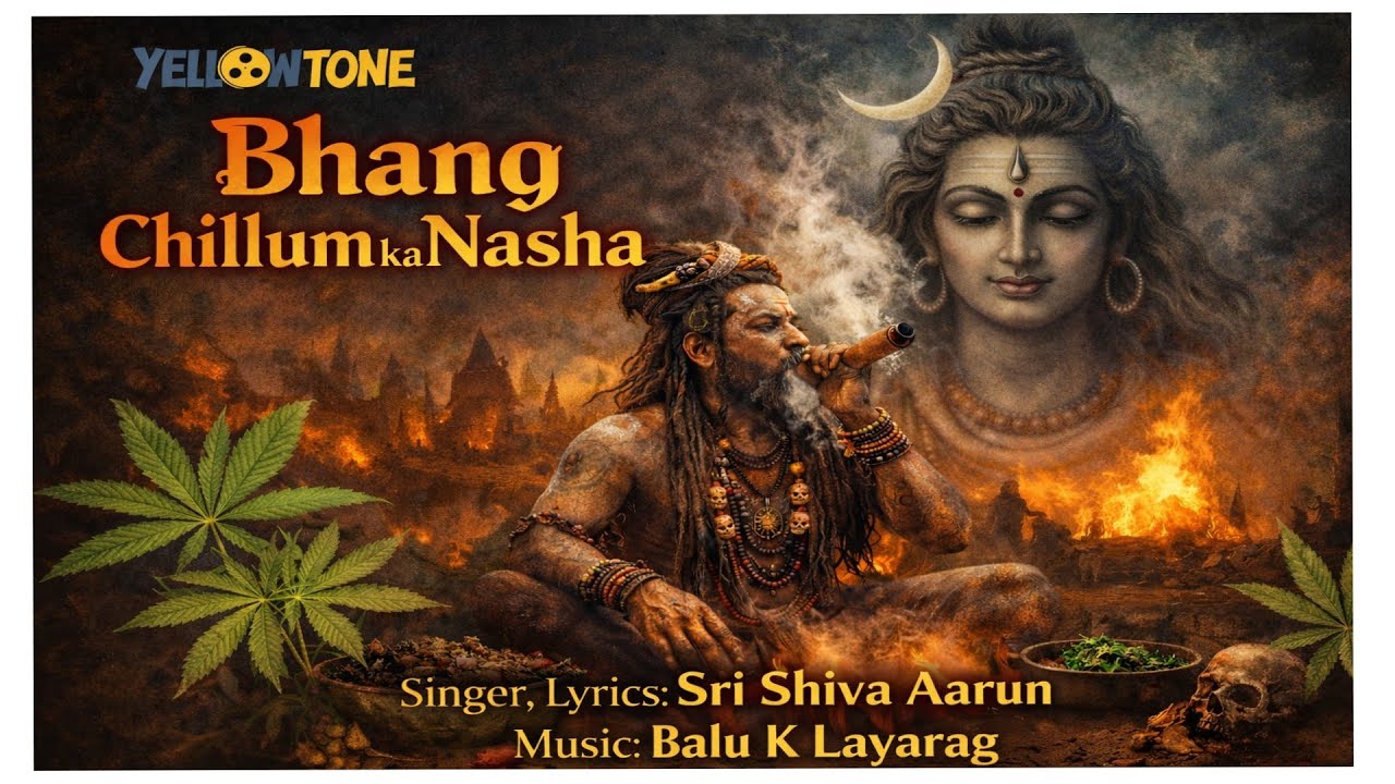 Bhang Chillum Ka Nasha 🔱 | Har Har Mahadev Shiva Song | Sri Shiva Aarun | Aghori Mahadev Bhajan