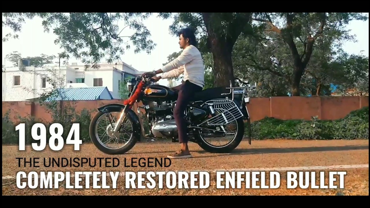 Полностью отреставрированный мотоцикл Enfield Bullet старой модели 1984 года | Enfield Индия | Bu...