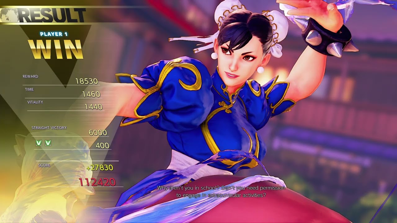 Chun Li Street Fighter 5 PS5 gameplay 