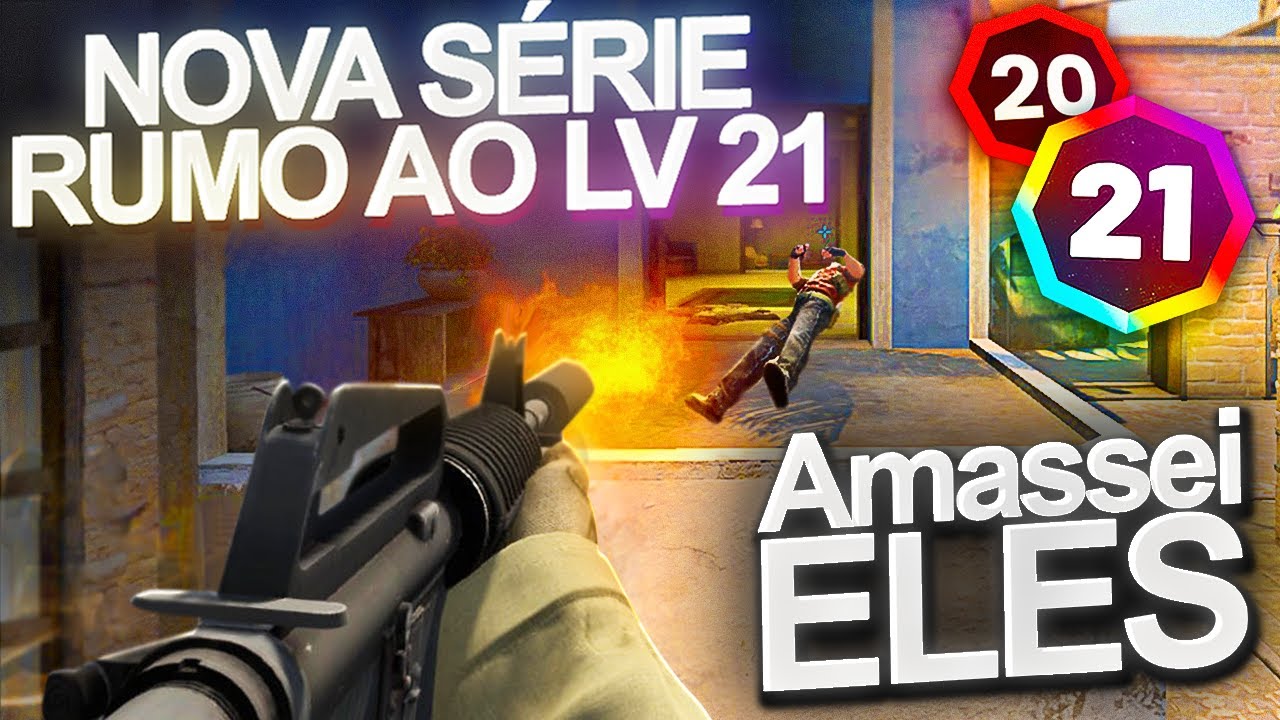 Nova SÉRIE rumo ao LV 21 #01 - Minha M4A1 derreteu os ADVERSÁRIOS, time muito apelão!