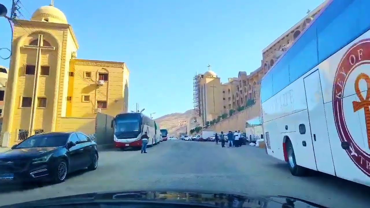 احلي زيارة لدير العذراء مريم درنكة بجبل أسيوط #travel #دير_العذراء_درنكة
