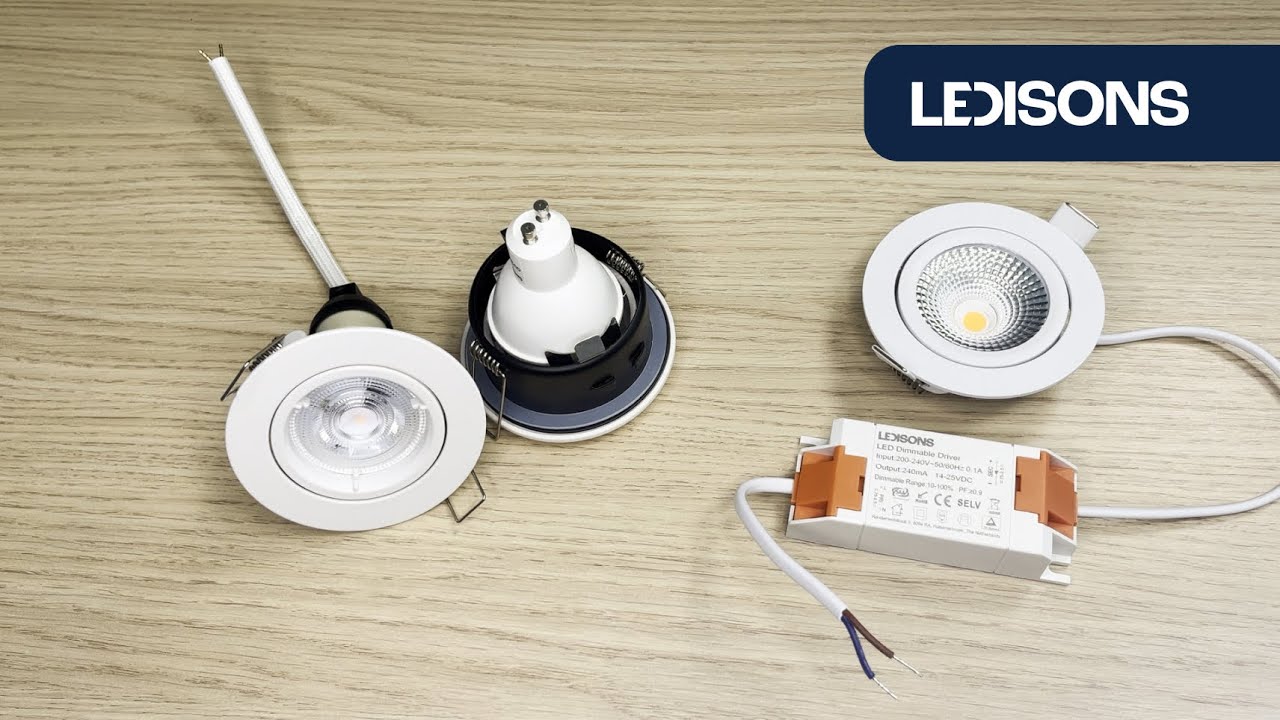 Ledisons | GU10-Strahler vs. Strahler mit fest eingebauter LED