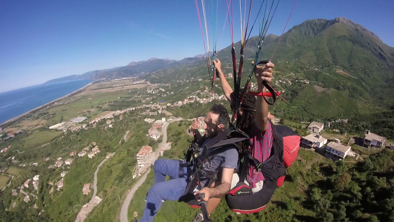 Bapteme de parapente en Algerie Aokas
