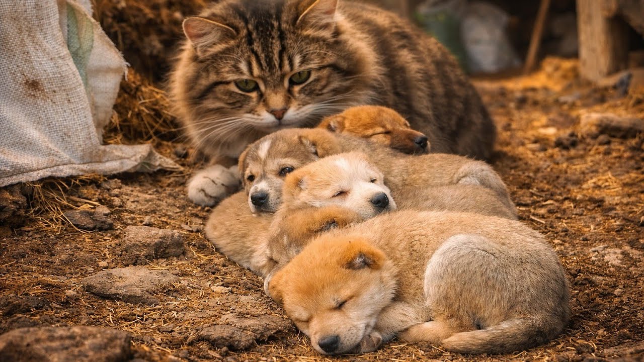Barn Cleaning Chaos | Puppies Everywhere!