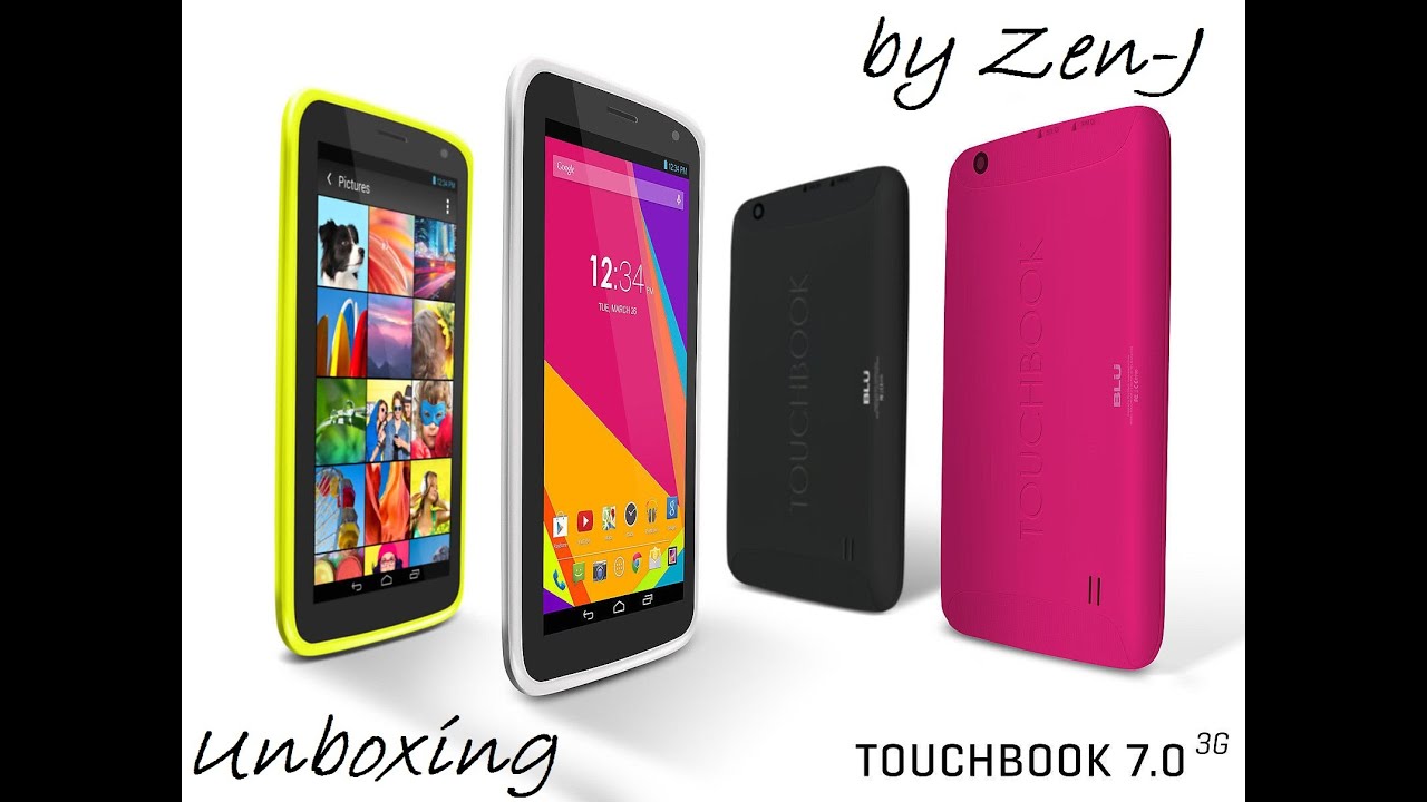 Unboxing tablet Blu 7.0 3G P200