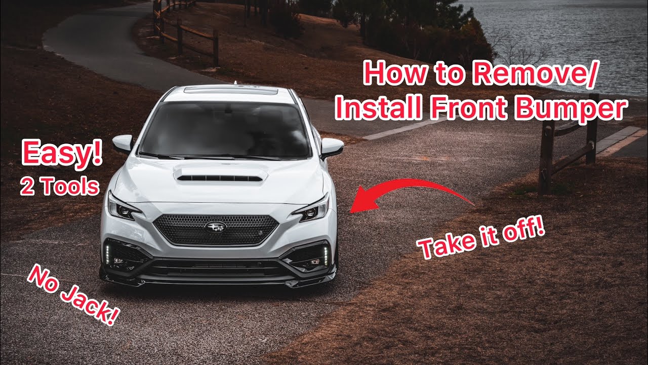How to Remove & Install your Front Bumper 22+ WRX