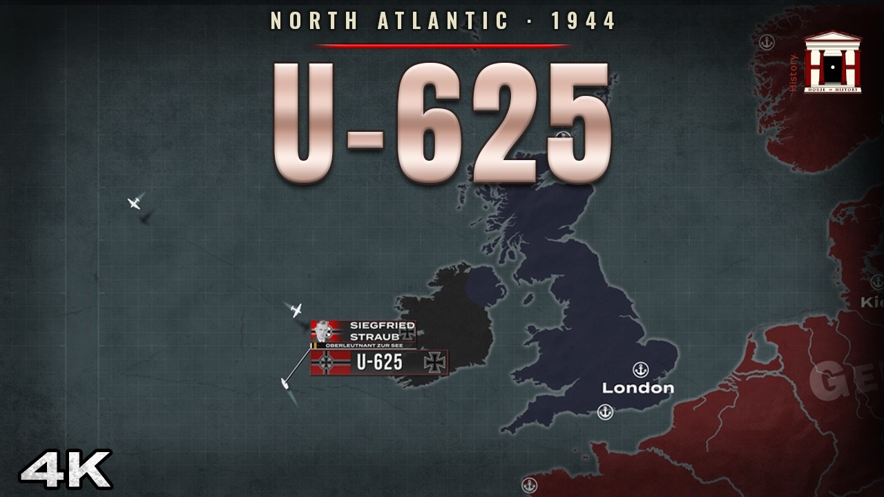 Как &laquo;Сандерленд&raquo; охотился на U-625, 1944 год &mdash; Анимация